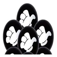 BIGBAMSPACE - Pack 10 Globos De Latex Mickey Mouse