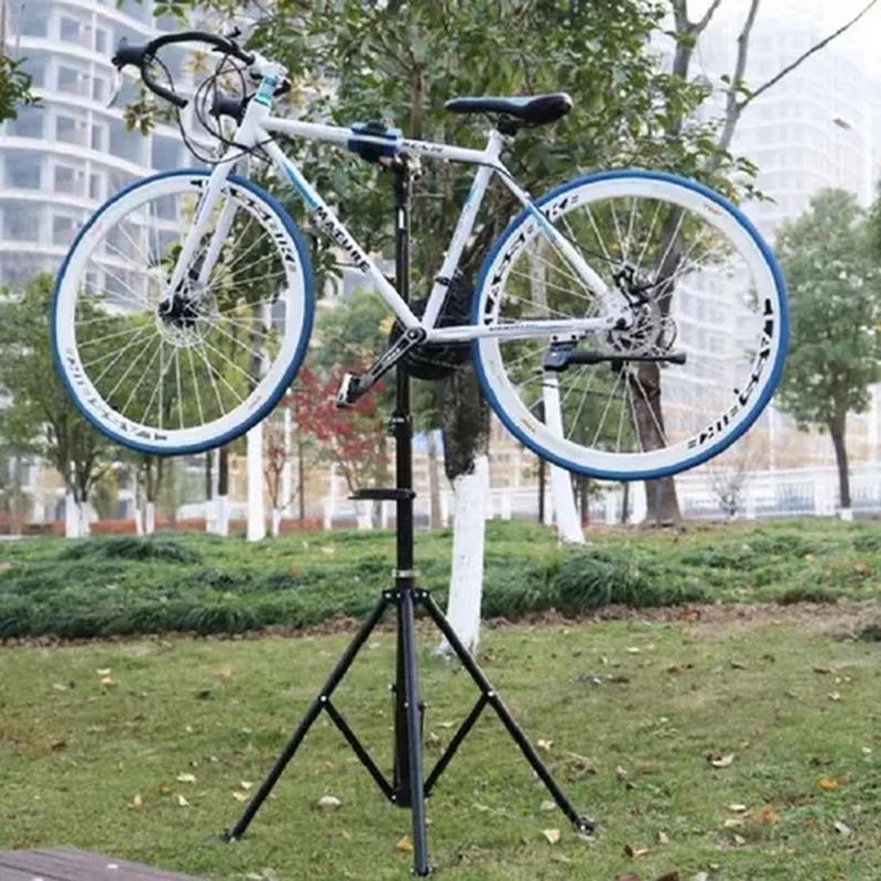 BIGBAMSPACE - Atril Ajustable Y Plegable Para Mantenimiento Bicicletas