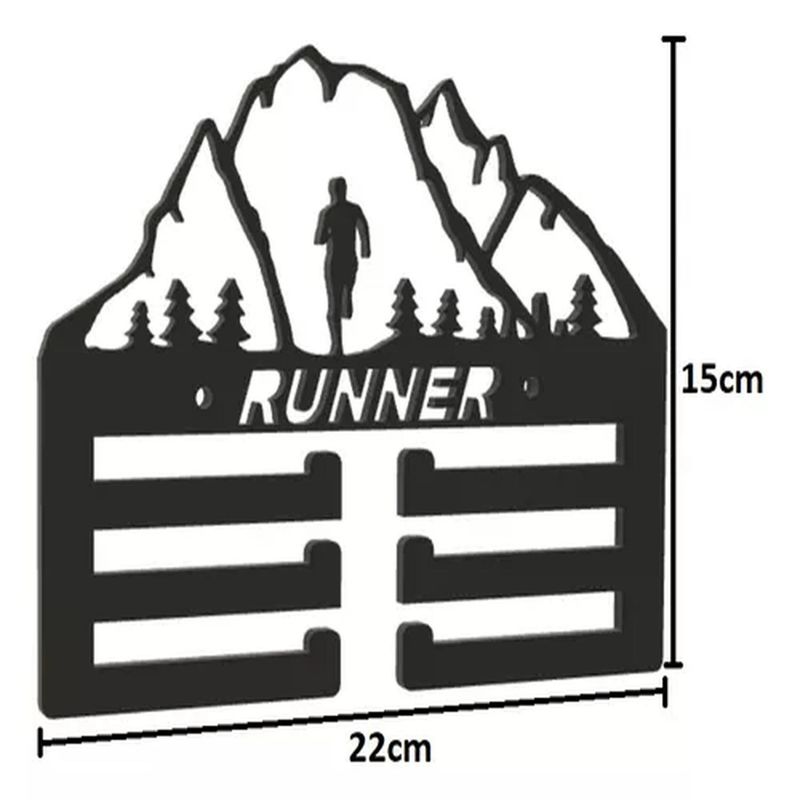 BIGBAMSPACE - Medallero Running Soporte Para Medallas De Runner A Muro