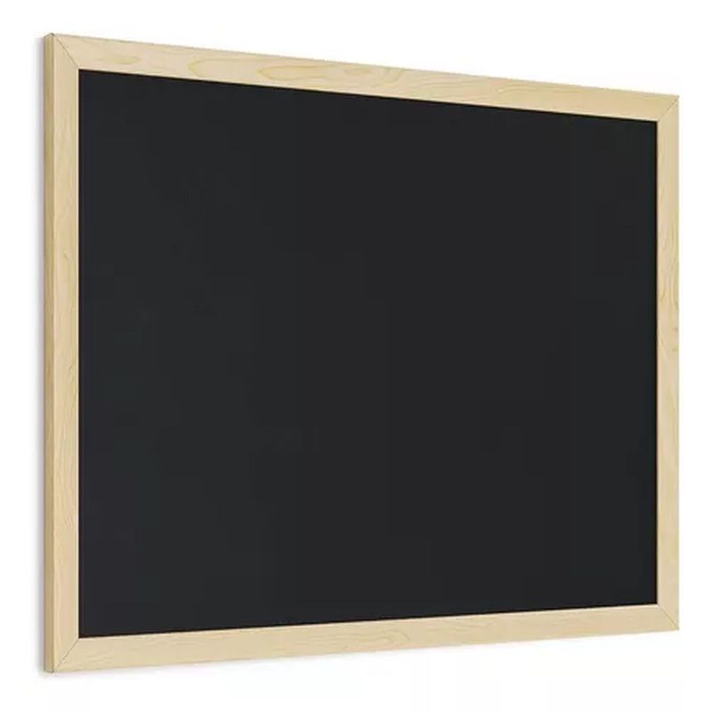 BIGBAMSPACE - Pizarra Negra Tiza 40x60 Cm Marco Madera Resistente Letrero