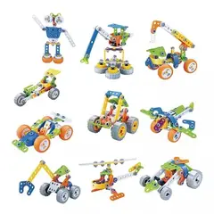 BIGBAMSPACE - Set De Figuras Armables 10 En 1 - Flexible - Alta Calidad