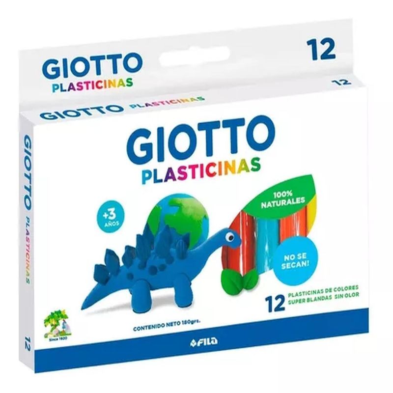 BIGBAMSPACE - Set 12 Plasticinas Giotto Natural