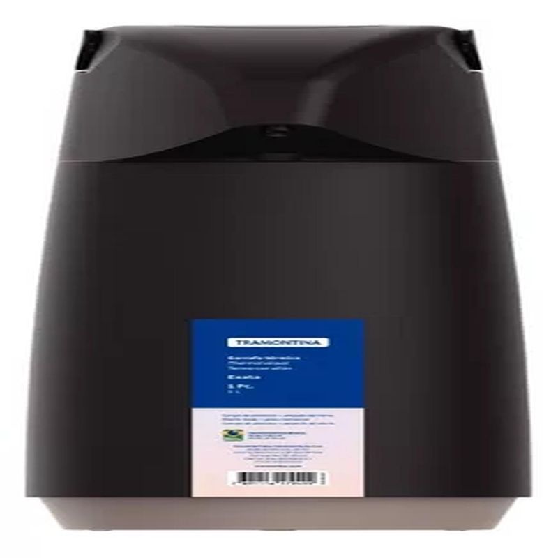 BIGBAMSPACE - Termo Termico Con Sifon 1 Lts Negro/bei Tramontina 61639-103