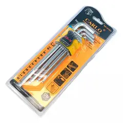 BIGBAMSPACE - Llave Allen De Hexagono Interior Tipo L Carlo 6000557