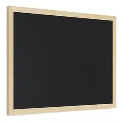 BIGBAMSPACE - Pizarra Negra Tiza 60x90 Cm Marco Madera Resistente Letrero