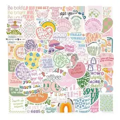 BIGBAMSPACE - Pack Sticker Aesthetic Pastel
