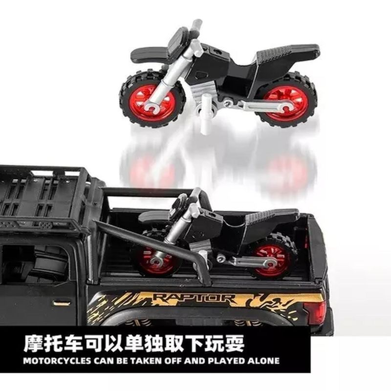 BIGBAMSPACE - Auto Deportivo Modelo A Escala Ford Raptor Coleccionable