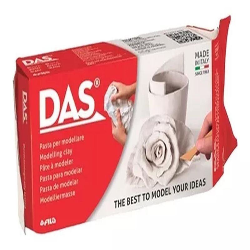 BIGBAMSPACE - Pasta Para Modelar Das Blanca 1/2 Kilo
