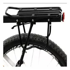 BIGBAMSPACE - Parrilla Trasera Para Bicicleta Con Soporte Porta Alforjas
