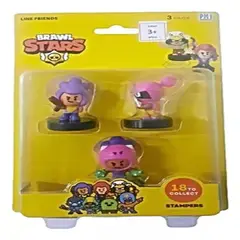 BIGBAMSPACE - Brawl Stars Figuras Timbre Pack De 3 Figuras