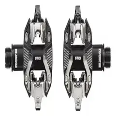 BIGBAMSPACE - Pedales Anclaje Look X-track Con Calas Spd Mtb Xc Enduro
