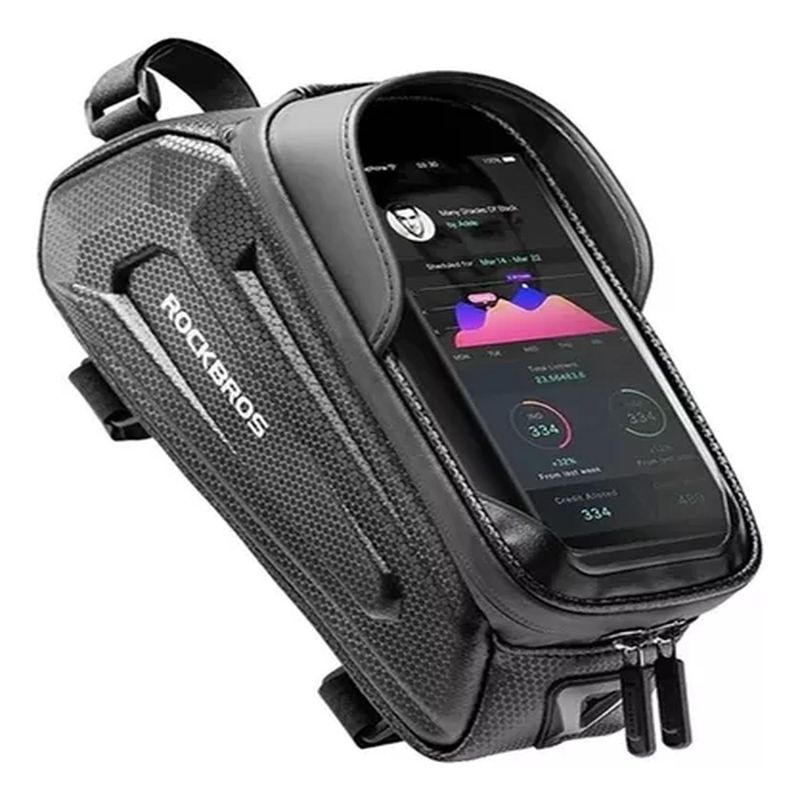 BIGBAMSPACE - Bolso Bicicleta Porta Celular Impermeable Rockbros