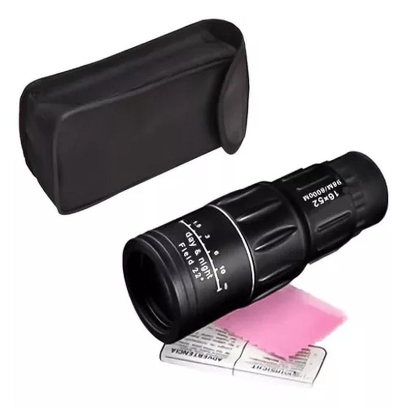 BIGBAMSPACE - Monocular Zoom Shot 10x Profesionales Lentes Larga Distancia - Negro
