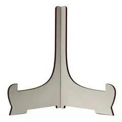 BIGBAMSPACE - Pack De 12 Atriles De Madera Bicolor 12 Cm