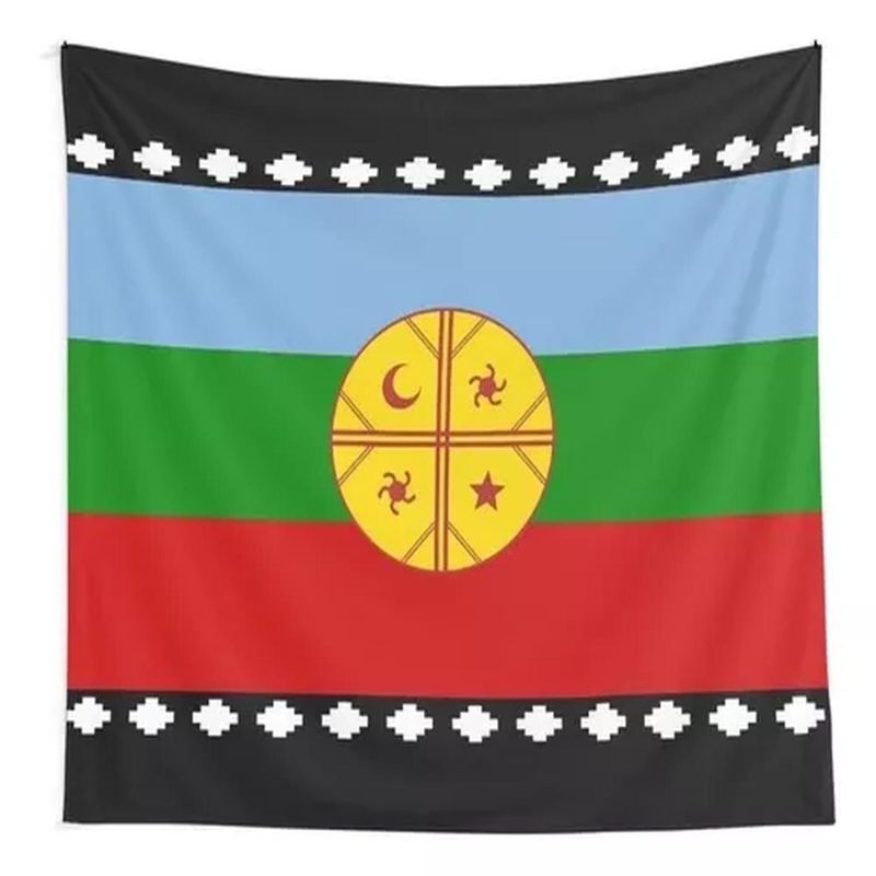 BIGBAMSPACE - Bandera Mapuche 120 X 180 Cm
