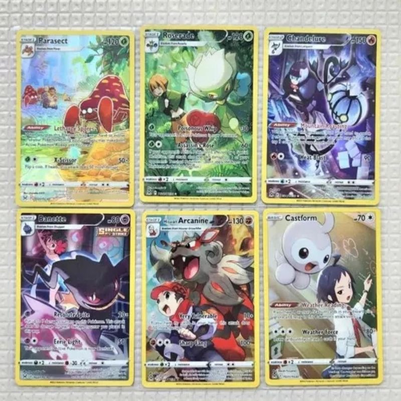 BIGBAMSPACE - 100 Cartas Pokemon (10 Sobres Al Azar) Brillant Stars