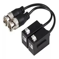 BIGBAMSPACE - Par Video Balun Pasivo Dahua Con Cable Pfm800-4k