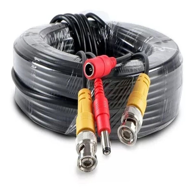 BIGBAMSPACE - Cable Camara Dvr 15m Video Corriente / 15 Metros / Boleta