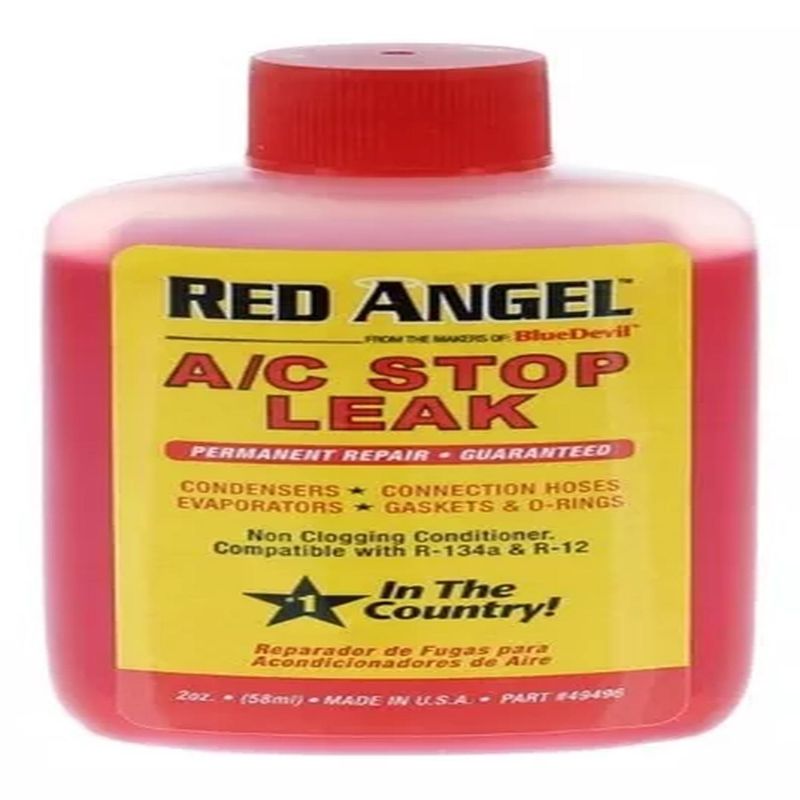 BIGBAMSPACE - Sellador Tapa Fugas Aire Acondicionado Automotriz Red Angel
