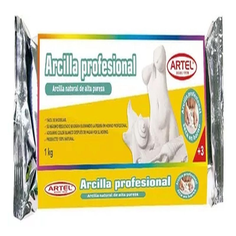 BIGBAMSPACE - Arcilla Profesional Horneable Artel 1 Kilo