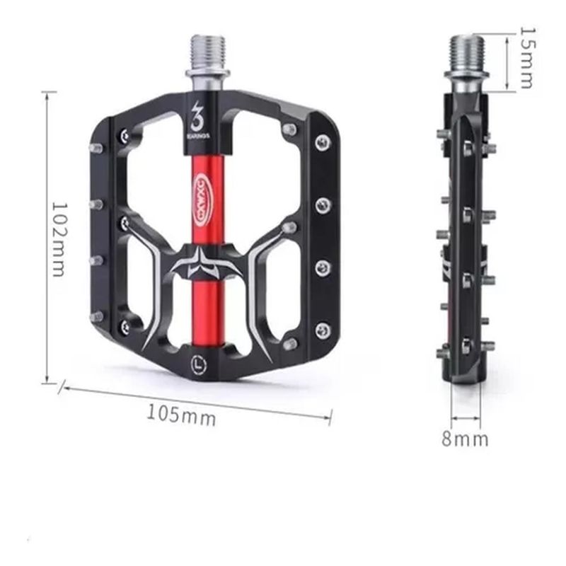 BIGBAMSPACE - Pedales Plataforma Sellados Aluminio Bicicleta Mtb Enduro Dh