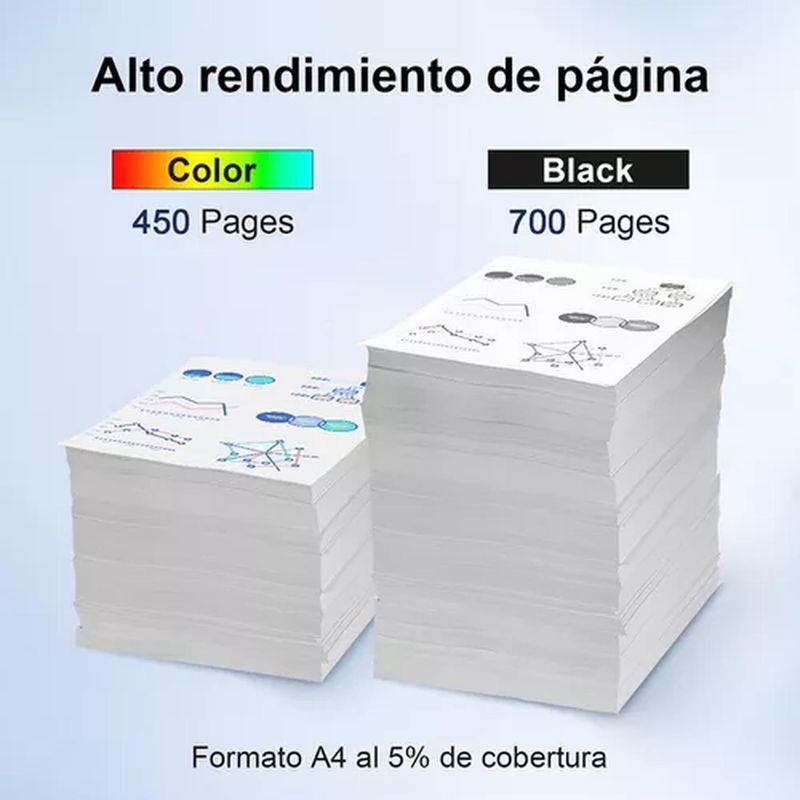 BIGBAMSPACE - Cartucho De Tinta Compatible Para Hp 664xl Negro