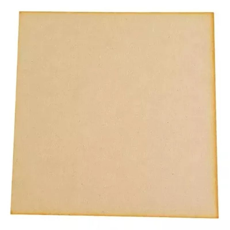 BIGBAMSPACE - 50 Cuadrados De 20 Cm En Madera Mdf 3mm