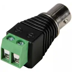 BIGBAMSPACE - Pack 5pcs Conector Coaxial Hembra Bnc Cctv Borneras [ Max ]