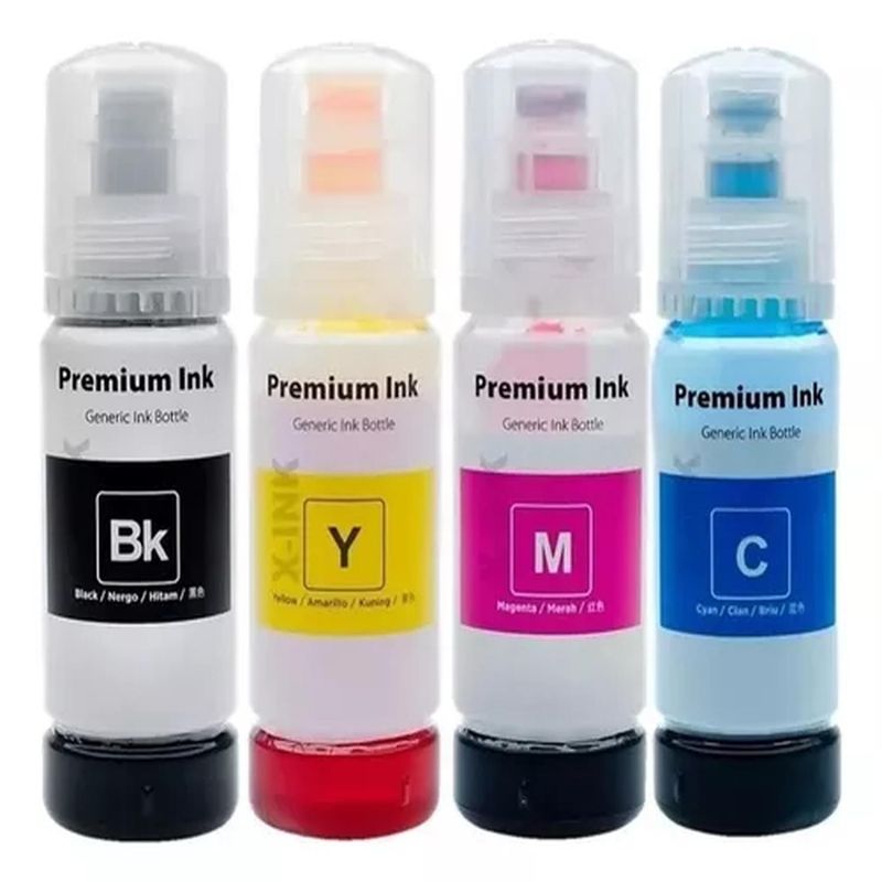 BIGBAMSPACE - Pack Botellas Compatible Para Epson 544 N/m/c/y