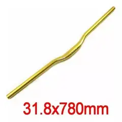 BIGBAMSPACE - Manubrio Wake Dorado 780mm 31.8 Rise 30 Mtb Bicicleta
