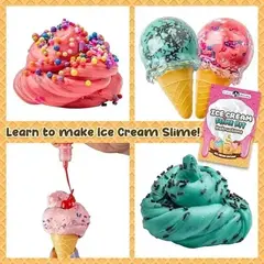 BIGBAMSPACE - Kit Para Hacer Slime Helado Incluye Todos Los Accesorios