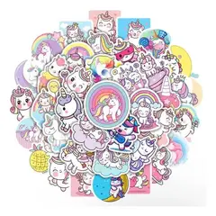 BIGBAMSPACE - Pack de Stickers de Unicornio Variedad