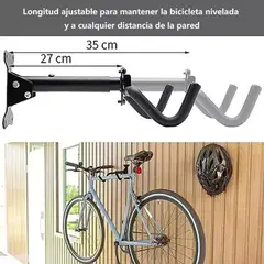 BIGBAMSPACE - Porta Bicicletas Para Muralla Colgador De Bicicleta