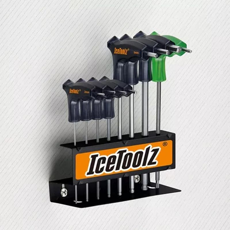 BIGBAMSPACE - Set Llaves Allen Mural Icetoolz Bicicleta 2mm A 8mm T25