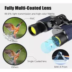 BIGBAMSPACE - Binoculares Profesionales 60x60 Caza Binocular 1000m Pro