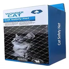 BIGBAMSPACE - Malla De Seguridad Para Gatos Ventana Nylon 2x1.5m