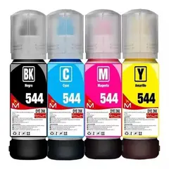 BIGBAMSPACE - Pack 4 Tinta Compatible Epson Ecotank