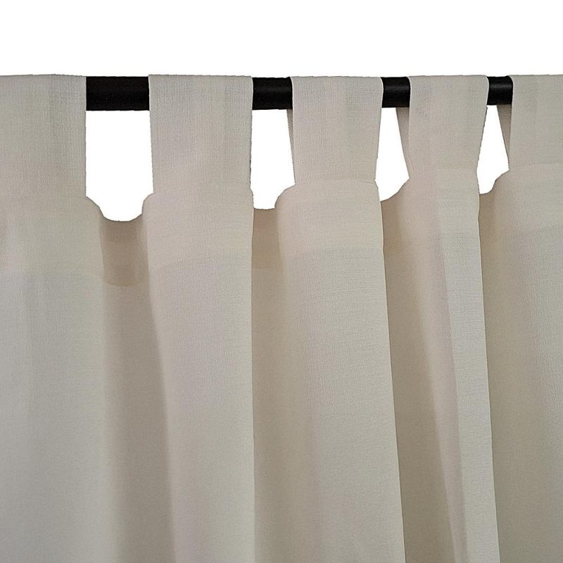 TEXFINA - Cortina Naútica Presillas 150x230 cm Crudo - Crema