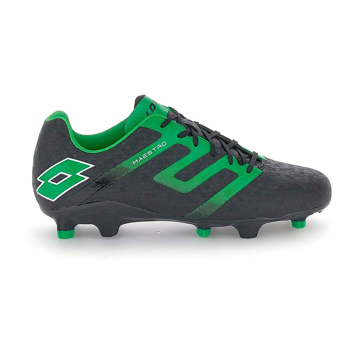 LOTTO - Zapato de Fútbol Hombre Lotto - Maestro FG 700 Negro Verde