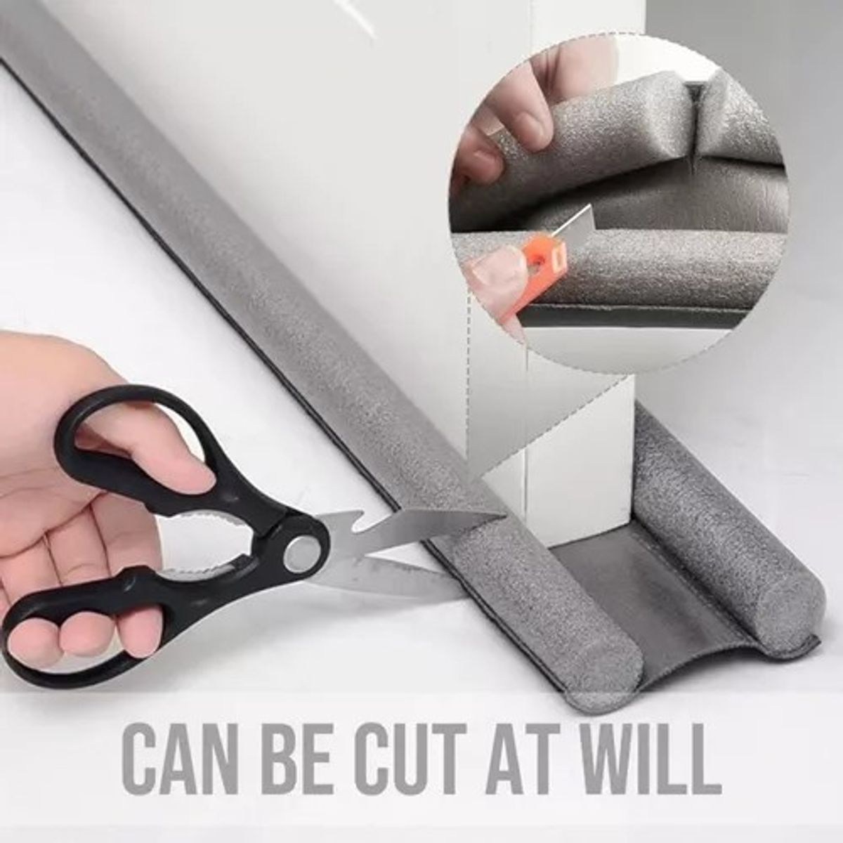 GENERICO - TIRA DE SELLADO Y AISLANTE PUERTAS Y VENTANAS FRIO INSECTOS RUIDOS