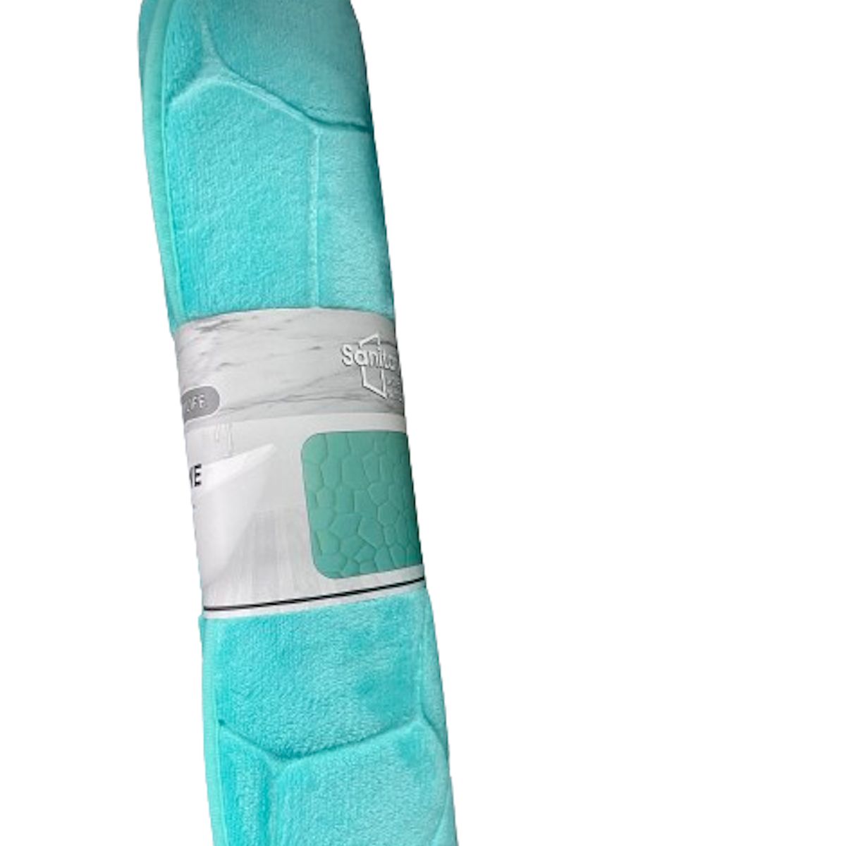 GENERICO - Bajada De Cama Baño Alfombra De Baño Turquesa