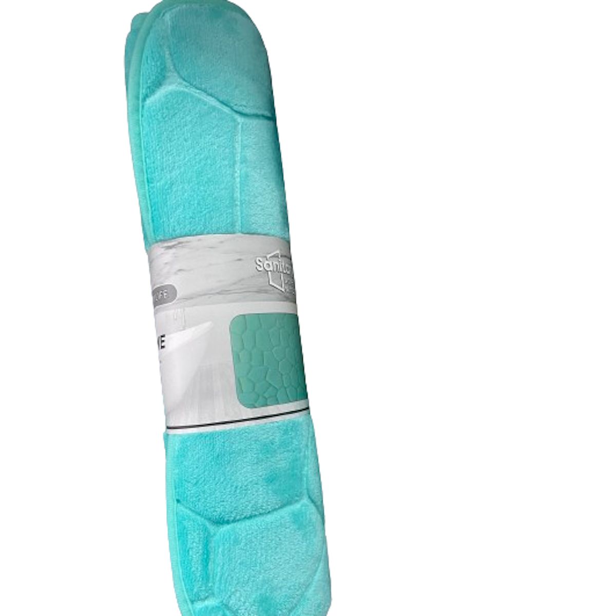 GENERICO - Bajada De Cama Baño Alfombra De Baño Turquesa