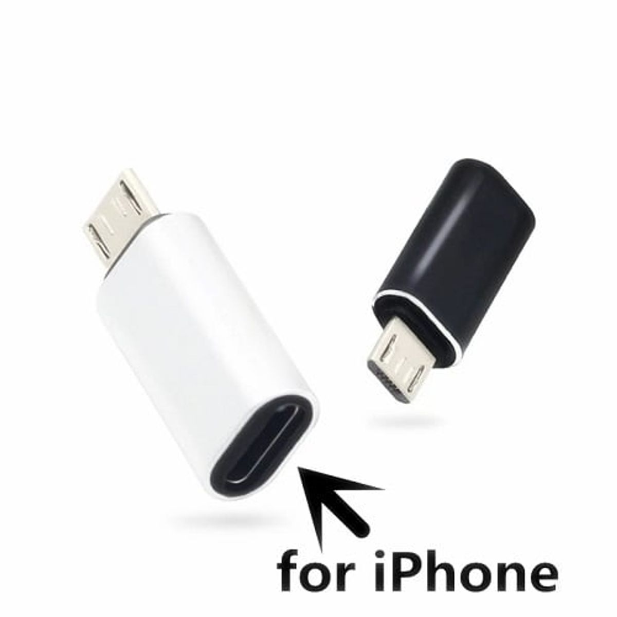 GENERICO - Adaptador Micro USB para Iphone Ligthning Convertidor OTG Conversor