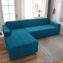 GENERICO - FUNDA CUBRE SILLON PARA SOFAS TIPO L DISEÑO TEXTURIZADO T