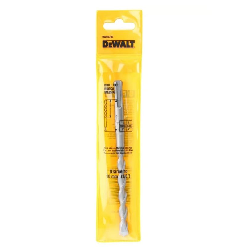 GENERICO - Broca Sds Plus 10 Mm Dewalt /160mm