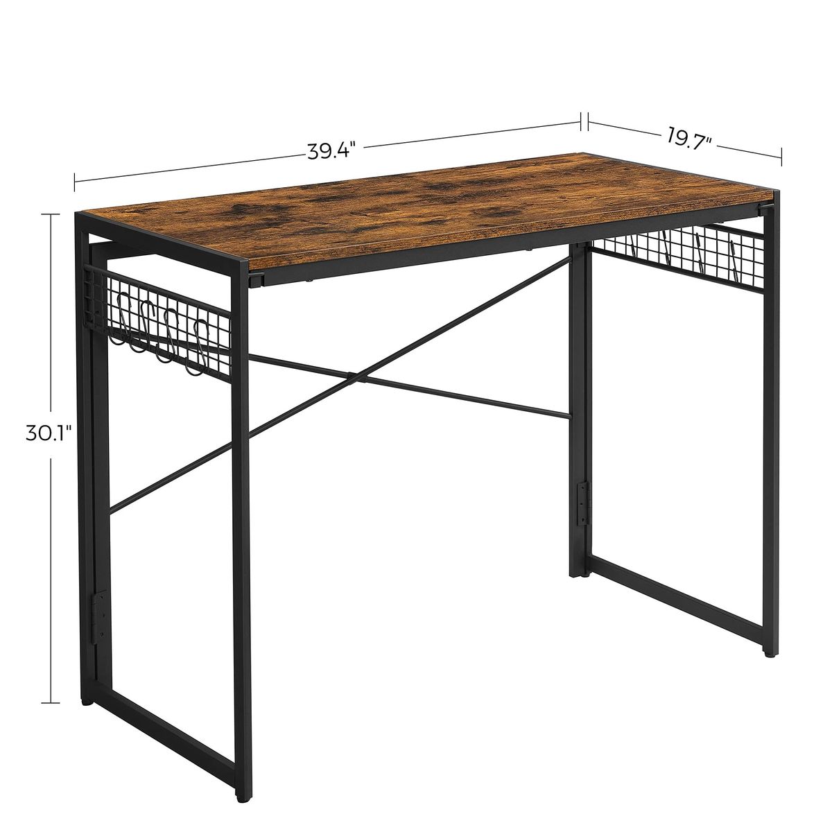EDWINAYY - Escritorio Oficina Madera Espesor 20 Mm 100x50x75cm