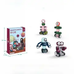 TIOZONEY - 4 PCS Bloques de construcción de juguetes para niños