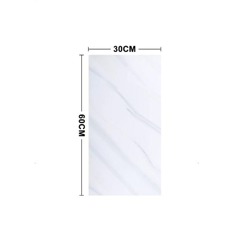 GENERICO - 10 láminas de papel mural mármol ladrillo 60x30 cm para pared y piso