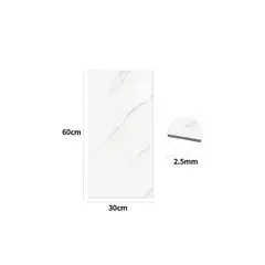 GENERICO - Pack de 15 palmetas autoadhesivas para pared 30x60 cm color blanco