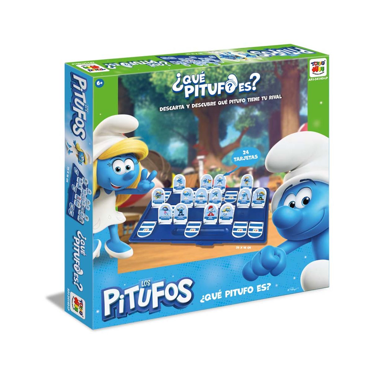 PITUFOS - Juego de Mesa Qué Pitufo Es - Los Pitufos